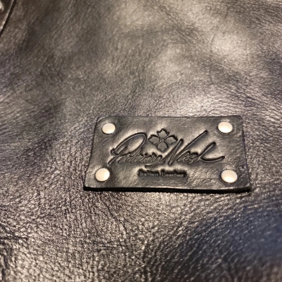 PATRICIA NASH BENVENUTO Black Large Tote With Turquoise And Crystal Details - Picture 4 of 10